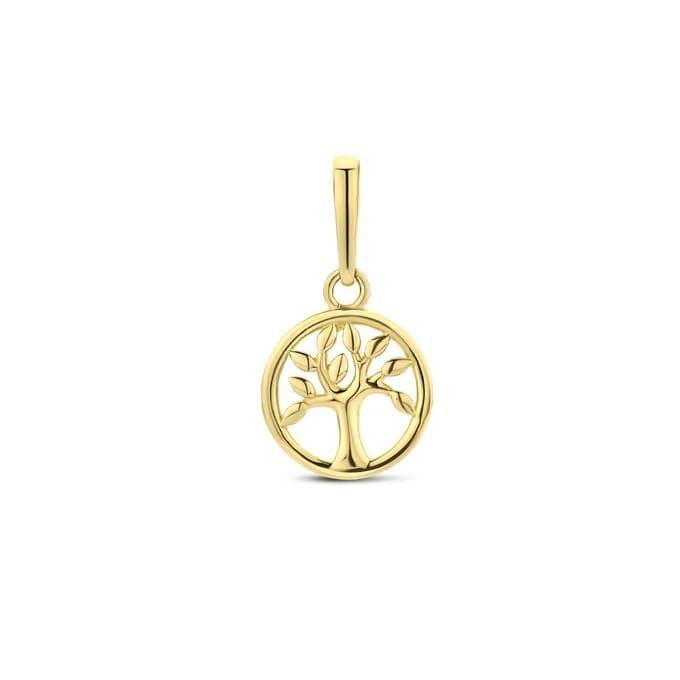 Marie Celeste hanger levensboom 7,5 mm - 7.5 mm - Goud