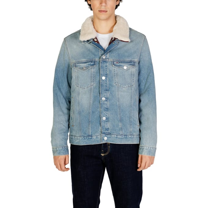 Denim Jas met Sherpa-Kraag