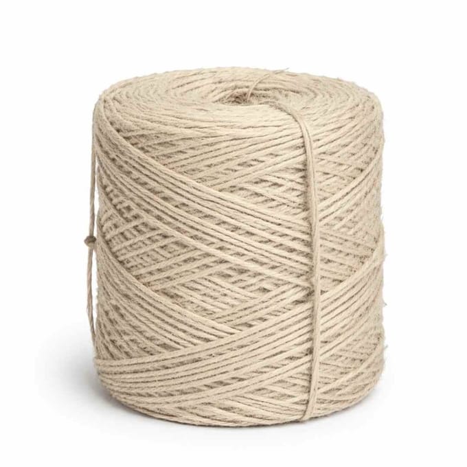 Jutetouw – Creme natuurvezel – Creme – 470 meter – Vlaskoord