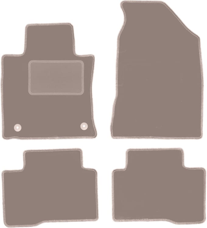 Beige veloursmatten voor: SsangYong Tivoli SUV (2015-)