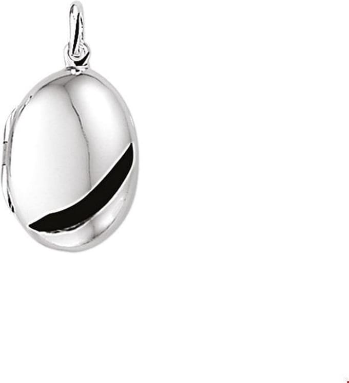 medaillon zilver gerhodineerd