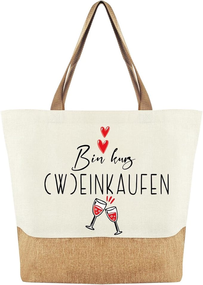 Duurzame Jute Tas voor Dames - Trendy Shopper en Cadeau