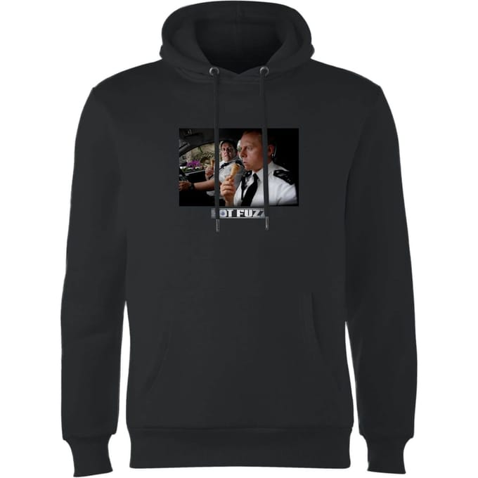Hot Fuzz Ice Cream Scene Hoodie - Black - S
