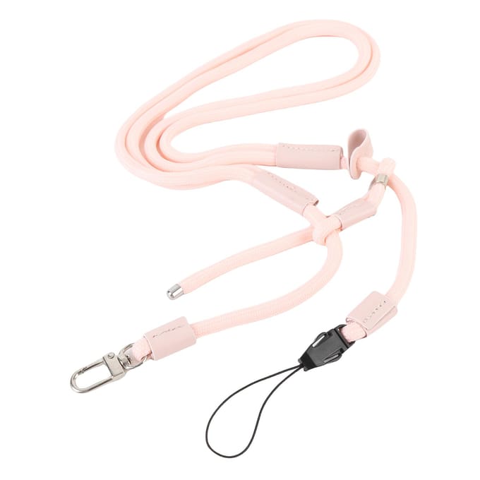 Zakcamera Lanyard Dubbelzijdig Verstelbare Nekhangband voor Pocket 3 Roze beige