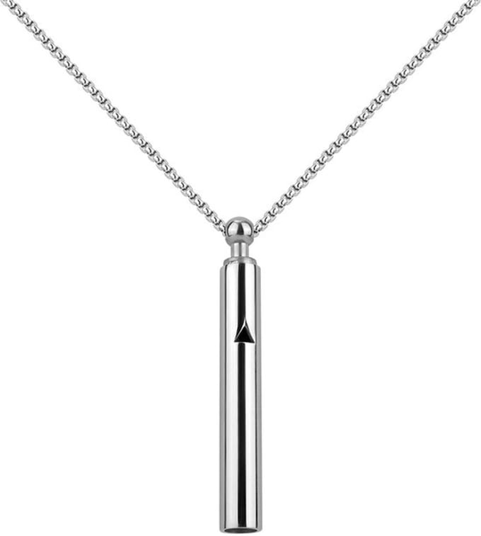 Dailygoods- Collier Mindfulness - Ademhalingsketting - Titaniumstaal