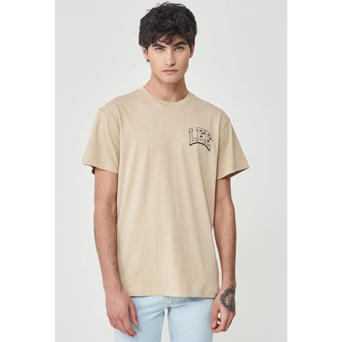Lee - T-shirt OXFORD TAN - L