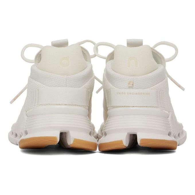 On Running Cloudnova Ongeverfd Wit (Dames) Dames Sneakers Gum 77.98486 37 white