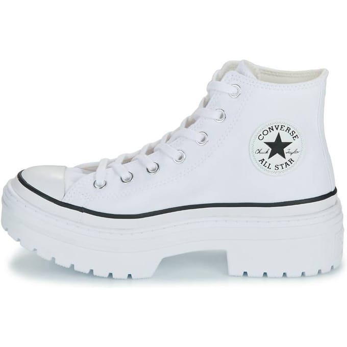 Converse Dames Chuck Taylor All Star Platform Hoge Schoen met Ruw Profiel 'White B 35 white