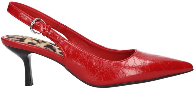 La Strada Slingback Rood Synthetisch - Damesschoenen - Maat - 39