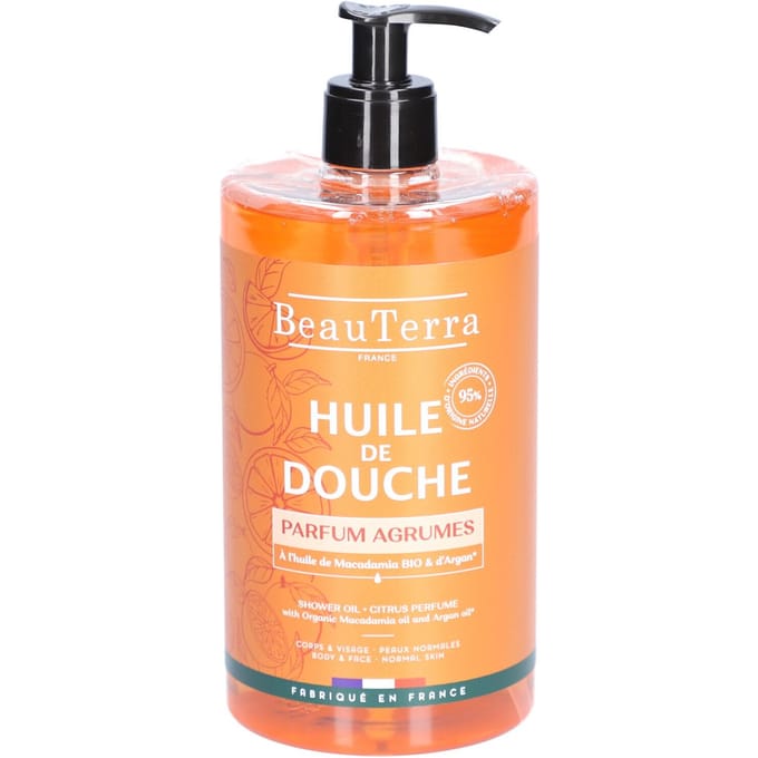 BeauTerra Douche Olie - Citrusvruchten 750 Badolie