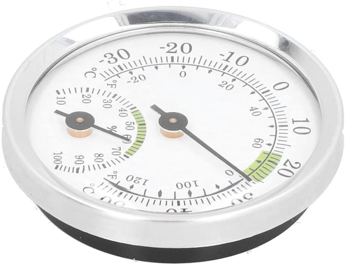 Mini Hygrometer en Thermometer Wijzerplaat voor Humidors en Tuin
