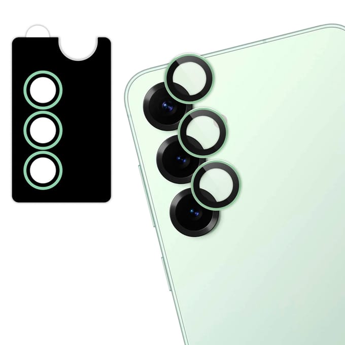 imoshion Camera Lens Protector - Geschikt voor Samsung Galaxy S25 Plus - 2 Pack - Mint
