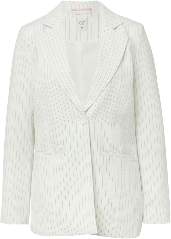 Vrouwenblazer met fijne strepen QS
