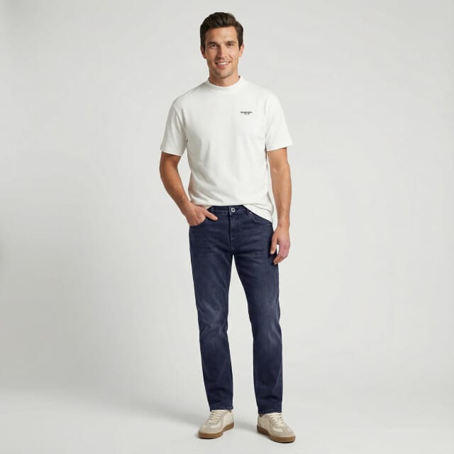 Cars Dayton heren regular-fit jeans blue black
