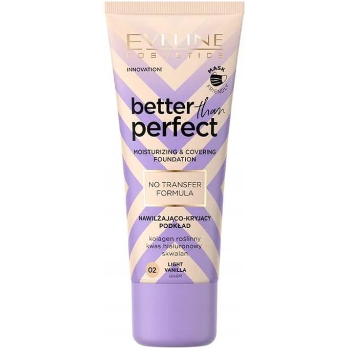 Eveline Cosmetics Better Than Perfect Moisturizing & Covering Foundation 02 Light Vanilla Warm