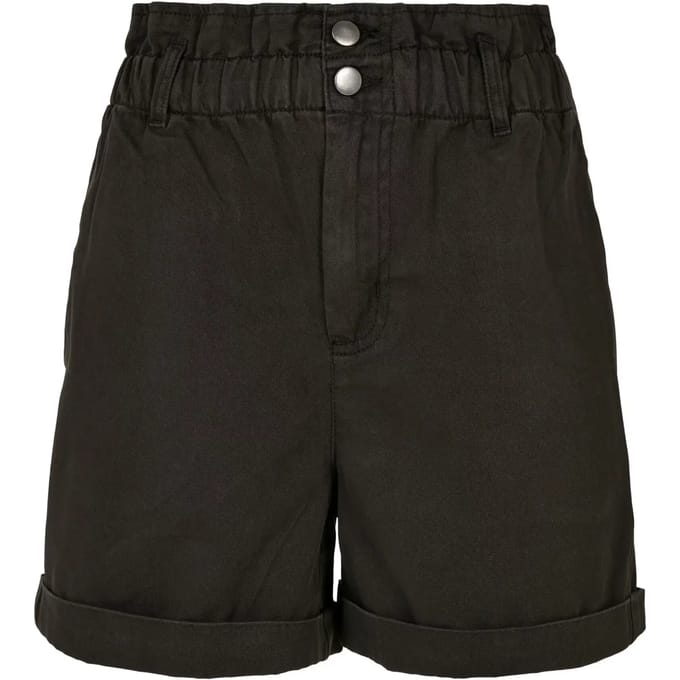 Urban Classics - Paperbag Korte broek - Taille, 28 inch - Zwart
