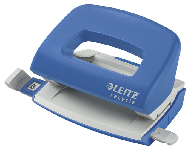 Leitz NeXXt Recycle Mini Perforator - Perforeert tot 10 Vel - Blauw