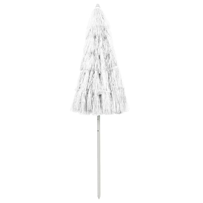 vidaXL - Strandparasol - Hawaï - 240 - cm - wit