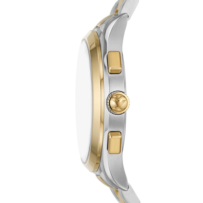 Emporio Armani AR11579 Mannen Horloge 42 mm - Zilverkleurig
