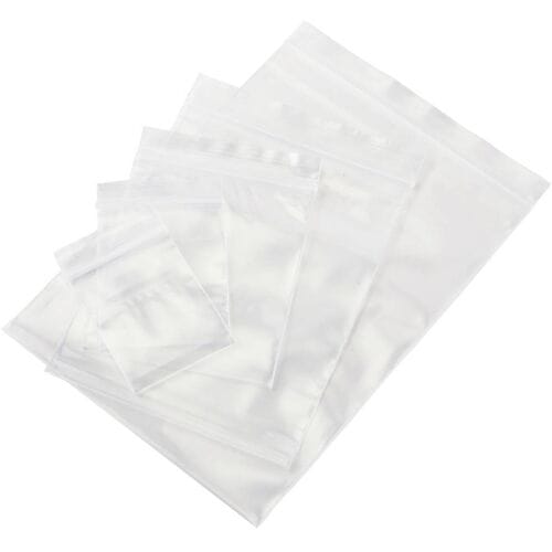 TRU COMPONENTS Hersluitbare zak zonder etiketstrook Transparant Polyethyleen 1 set(s)