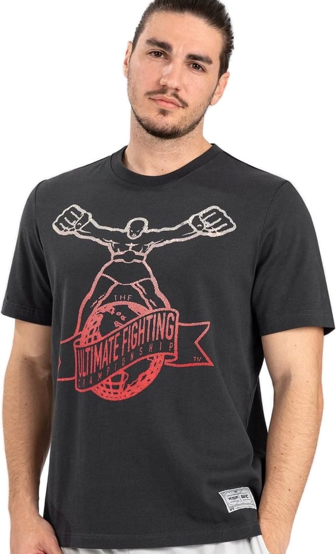 UFC by Venum Ulti-Man T-Shirt Grijs Rood - M