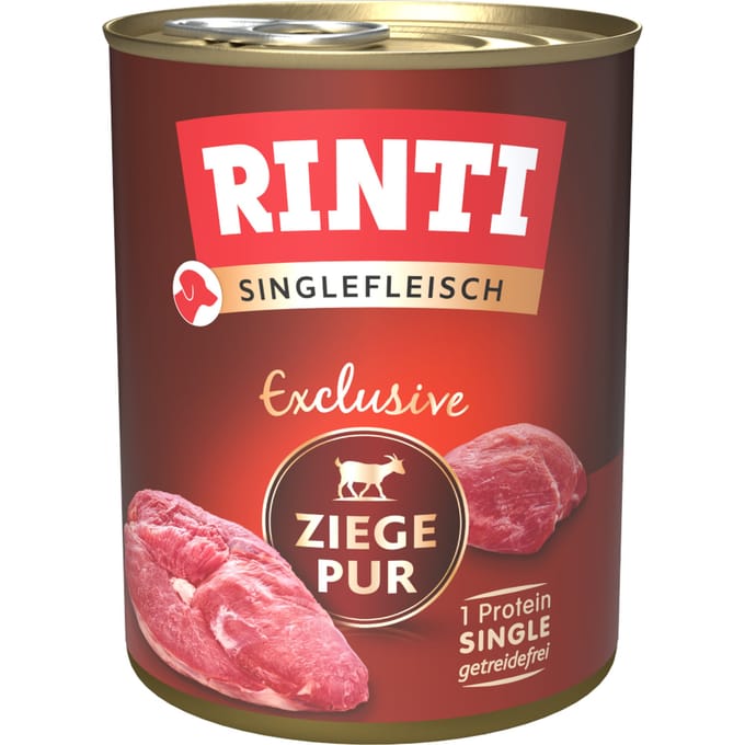 Rinti - Enkelvoudig vlees 6x800g - Puur geit