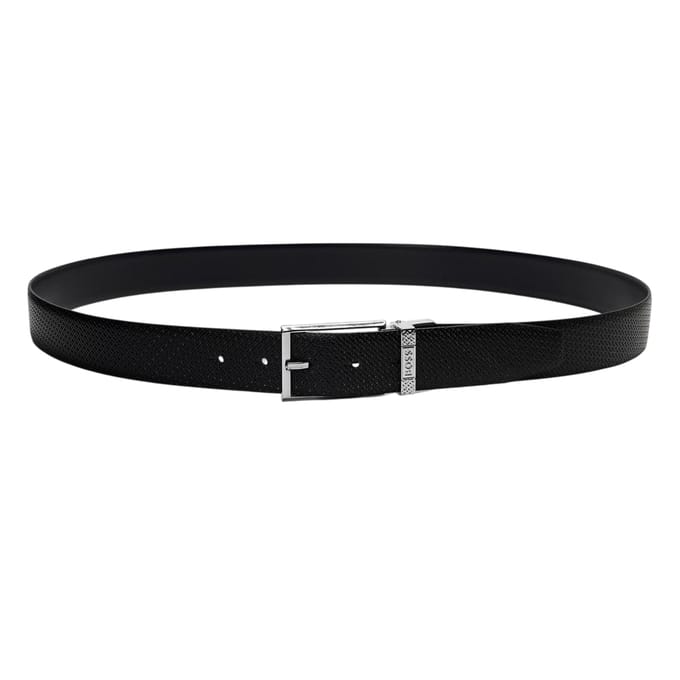 Boss Heren Giaco Leren Riem (Zwart)