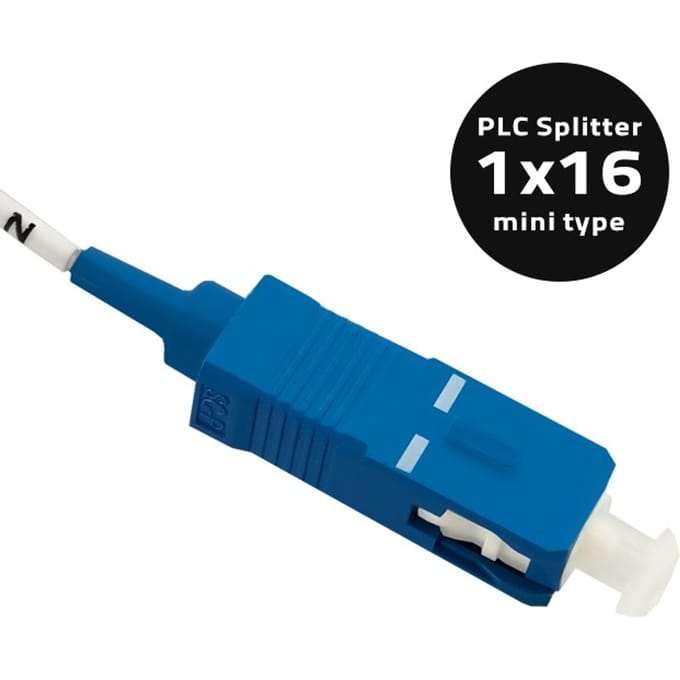 Qoltec Splitter 1x16 |   SC/PC-SC/PC |   G.657A |   Singlemode |   0,9 mm