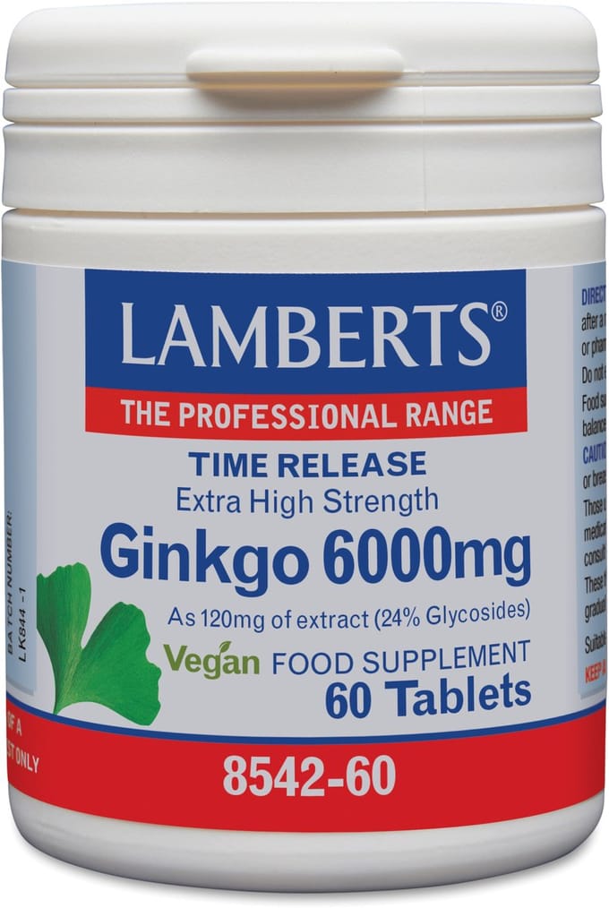 Lamberts Ginkgo 6000mg 60 Tabletten