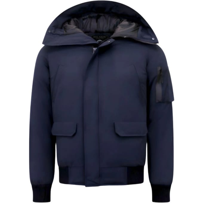 Heren Winterjassen Korte Model- 8821 - Blauw