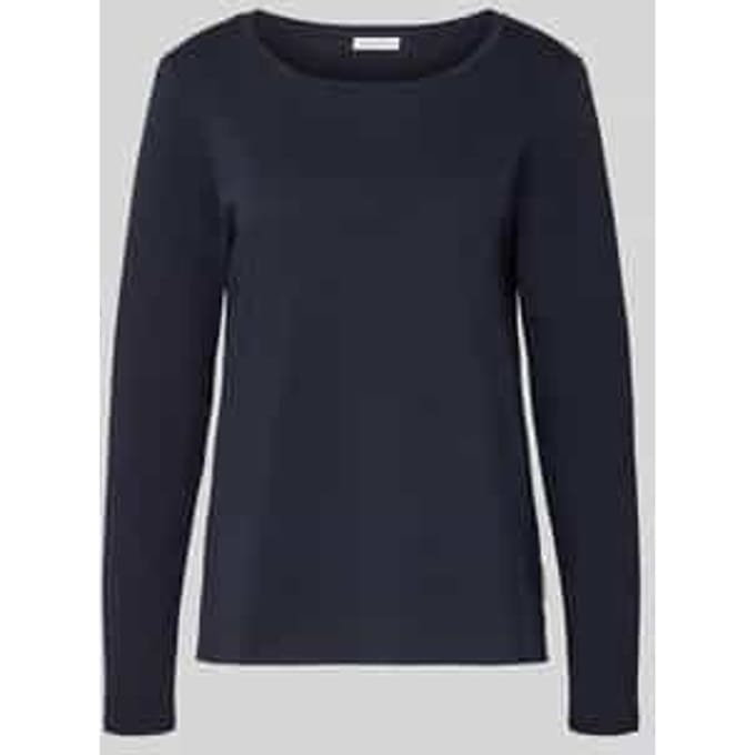 Shirt met lange mouwen van katoen met logodetail