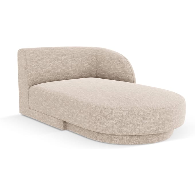 Chaise longue Miley rechts chenille | Micadoni Limited Edition