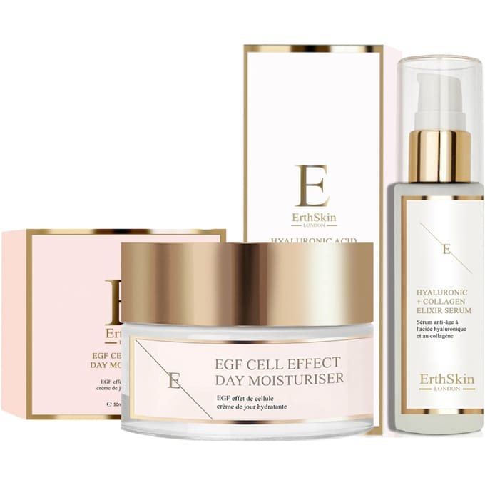 EGF Cel Effect Dag Moisturiser 50ml + Hyaluronzuur & Collageen Serum - 60ml