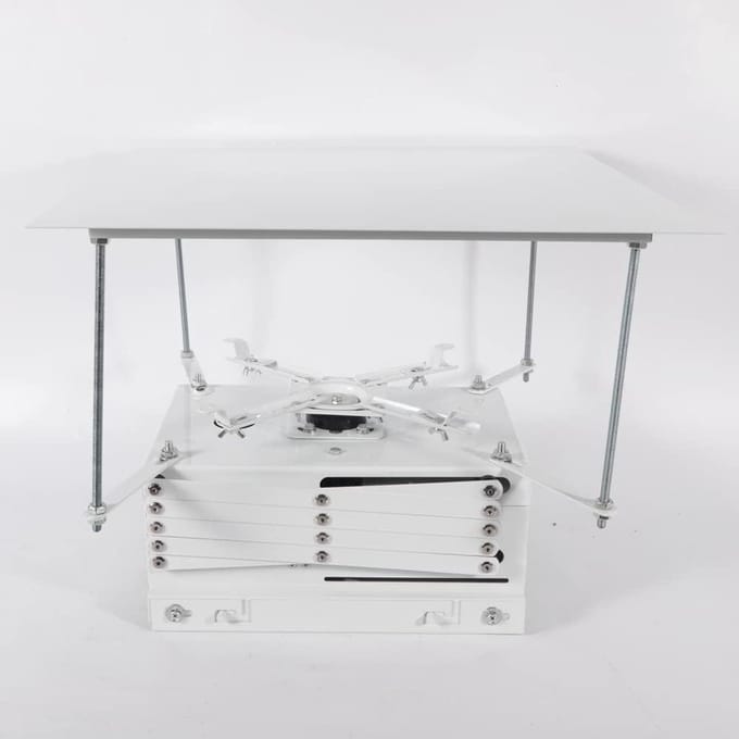 Projector Lift - Motorische Beugel - Verbergen Beamer - Stille Motor - 1 Meter Uitschuifbaar - Wit