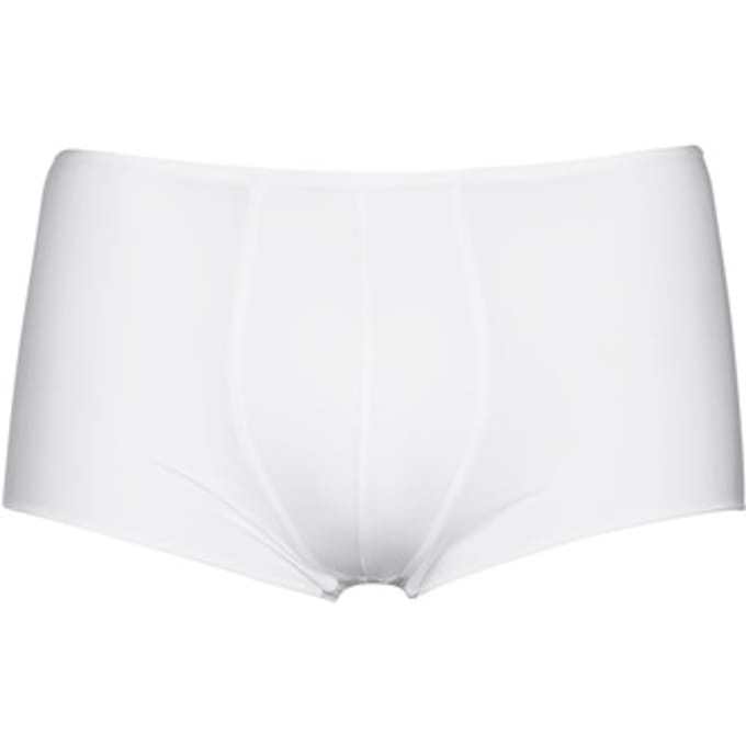 HOM Plumes trunk (1-pack) - heren boxer microfiber kort - wit
