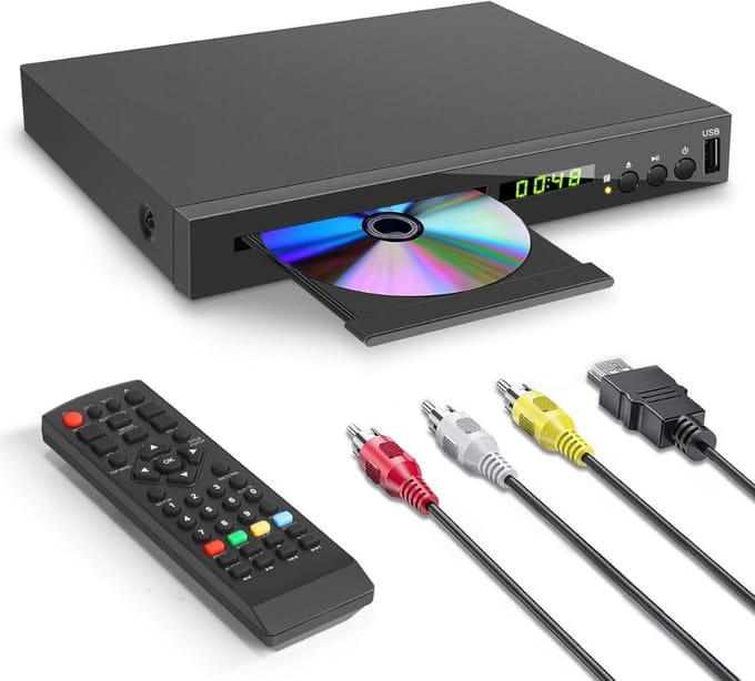 DVD Speler met HDMI - Blu Ray Spelers - Externe DVVD Speler - Zwart