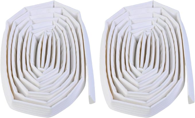 Zelfklevende raamafdichtingstape voor schuiframen, hoog elastisch en winddicht, 2 strips voor optimale isolatie
