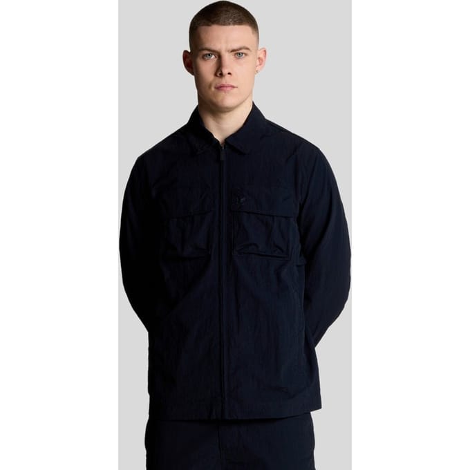 Lyle & Scott Geventileerde Overhemd - Donker Mnavy