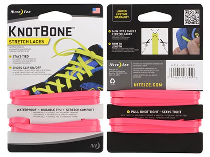 Nite Ize - Knotbone - Stretch laces - Roze