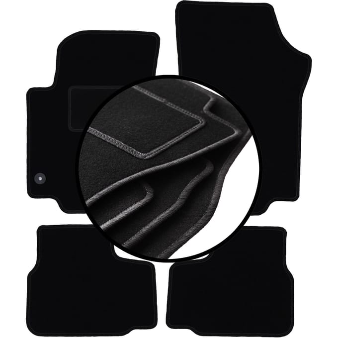Set veloursmatten voor: Seat Mii hatchback (2011-)