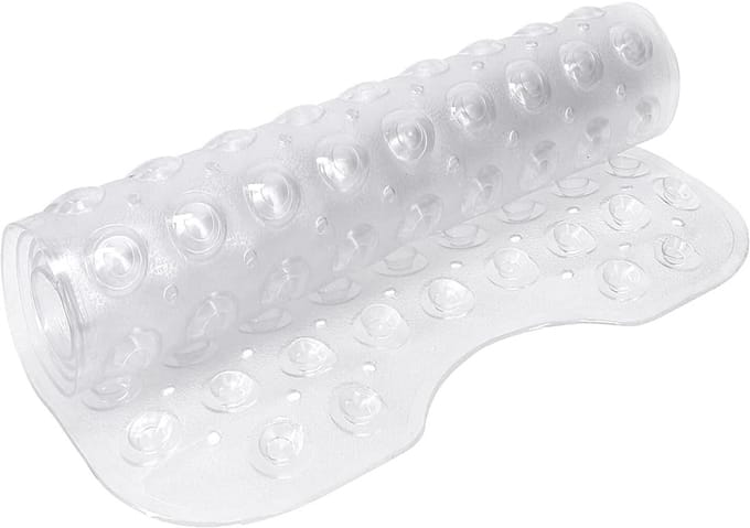Douchebadmat - Antislip mat - Veilig douchen - Sterke zuignappen - 53 x 53 cm - Wit