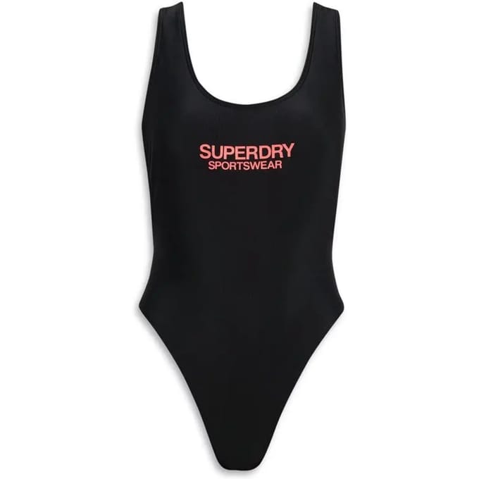 Superdry - Elastisch badpak met laag uitgesneden rug - Dames - Badpakken