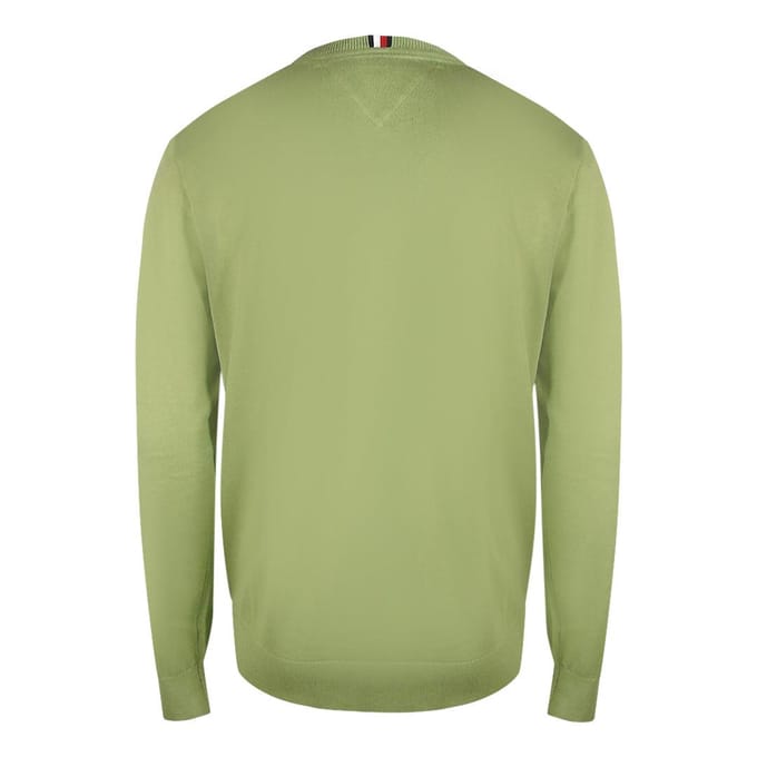 Tommy Hilfiger Heren Faded Crew Neck Sweatshirt (Olijfgroen)