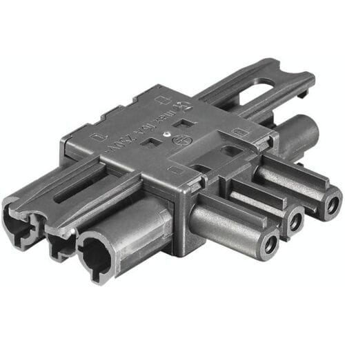 Bachmann installatiestekker splitter - Wieland GST18® - 1 > 2 / zwart