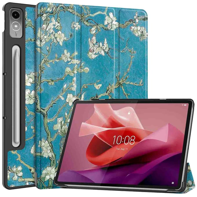imoshion Design Trifold Bookcase voor de Lenovo Tab P12 - Green Plant