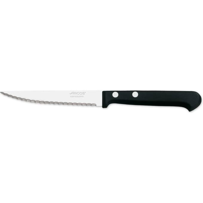 Couteau à steak - ARCOS - Maitre - Lame crantée 11 cm - Acier inoxydable NITRUM - Manche en PP