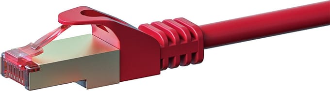Danicom CAT6 S/FTP (PIMF) patchkabel - 5 meter rood - netwerkkabel - internetkabel - UTP kabel - RJ45 - 1000 mbit/s