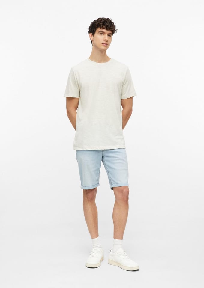 s.Oliver - male - Bermuda-jeans / Regular fit / Mid Rise / met omgeslagen pijpen