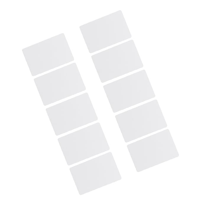 10 STUKS 125KHz Toegangskaart Contactloos RF Identificatie ID-kaart Compatibel met T5577 voor Hotel white
