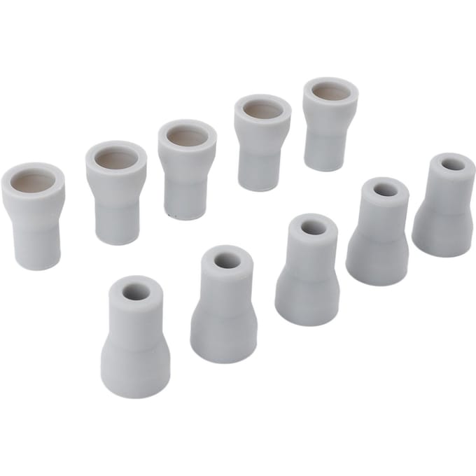 10 stuks HYG TM46 S Speekselafzuiger Zuigadapter Tips Silicone Sterke Zuigtips Vervanging white